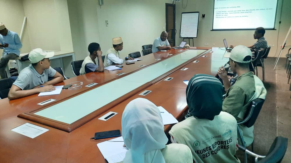 image La formation des jeunes reporters se poursuit